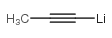 prop-1-ynyllithium Structure