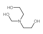 2-(2-hydroxyethyl-(hydroxymethyl)amino)ethanol结构式