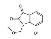 7-bromo-1-(methoxymethyl)indole-2,3-dione Structure