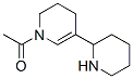 1-Acetyl-1,2,3,4-tetrahydro-5-(2-piperidinyl)pyridine结构式