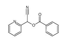 benzoic acid-(cyano-[2]pyridyl-methyl ester)结构式