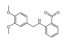 N-(3,4-Dimethoxybenzyl)-2-nitroaniline结构式