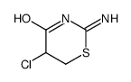 2-amino-5-chloro-5,6-dihydro-1,3-thiazin-4-one结构式