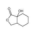 1(3H)-Isobenzofuranone, hexahydro-7a-hydroxy-, (3aR,7aS)-rel- (9CI)结构式