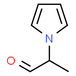 1H-Pyrrole-1-acetaldehyde,alpha-methyl-,(alphaR)-(9CI) structure