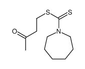 3-oxobutyl azepane-1-carbodithioate Structure