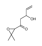 1-(3,3-dimethyloxiran-2-yl)-3-hydroxypent-4-en-1-one Structure