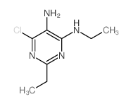 4,5-Pyrimidinediamine,6-chloro-N4,2-diethyl- picture