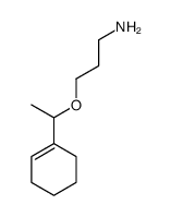 3-[1-(cyclohexen-1-yl)ethoxy]propan-1-amine结构式