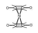 (π-Durochinon)2Ni Structure