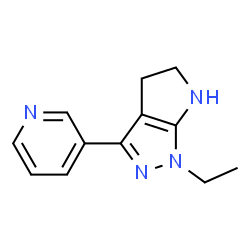 Pyrrolo[2,3-c]pyrazole, 1-ethyl-1,4,5,6-tetrahydro-3-(3-pyridinyl)- (9CI) picture