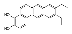 9,10-Diethylbenz(a)anthracene-3,4-diol结构式