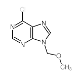 6-Chloro-9-methoxymethylpurine Structure