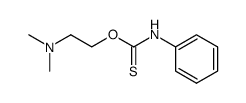 O-(2-(dimethylamino)ethyl) phenylcarbamothioate Structure