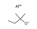 2-methyl-butan-2-ol, aluminium-compound Structure