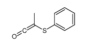 2-phenylsulfanylprop-1-en-1-one结构式