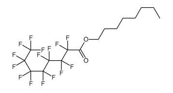 octyl 2,2,3,3,4,4,5,5,6,6,7,7,8,8,8-pentadecafluorooctanoate结构式