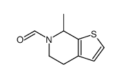 7-methyl-5,7-dihydro-4H-thieno[2,3-c]pyridine-6-carbaldehyde结构式