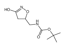 5-[[(tert-butyloxycarbonyl)amino]methyl]-2-isoxazolin-3-ol Structure