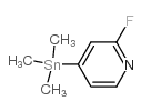 2-Fluoro-4-(trimethylstannyl)pyridine Structure