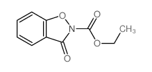 1,2-Benzisoxazole-2(3H)-carboxylic acid, 3-oxo-, ethyl ester structure