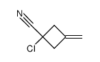 3-chloro-3-cyano-1-methylenecyclobutane结构式