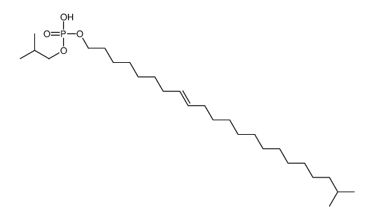 [(E)-21-methyldocos-8-enyl] 2-methylpropyl hydrogen phosphate Structure