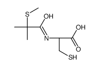 N-2-methyl-2-(methylthio)propanoyl-L-cysteine Structure