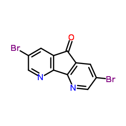 2,7-Dibromo-4,5-Diazafluoren-9-one Structure