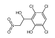 2-(1-hydroxy-2-nitroethyl)3,4,6-trichlorophenol Structure