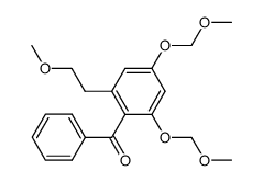 2,4-bis(methoxymethoxy)-6-(2-methoxyethyl)phenyl phenyl ketone Structure