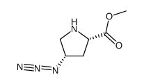 4-(S)-azido-(L)-proline methyl ester Structure