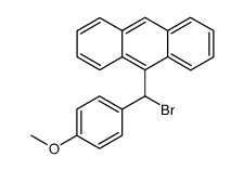 9-(bromo(4-methoxyphenyl)methyl)anthracene Structure