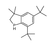 5,7-ditert-butyl-3,3-dimethyl-1,2-dihydrophosphindole Structure