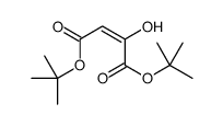 ditert-butyl 2-hydroxybut-2-enedioate Structure