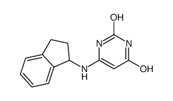 6-(2,3-dihydro-1H-inden-1-ylamino)-1H-pyrimidine-2,4-dione Structure