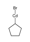 cyclopentylcadmium bromide结构式