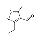 5-ethyl-3-methyl-1,2-oxazole-4-carbaldehyde结构式