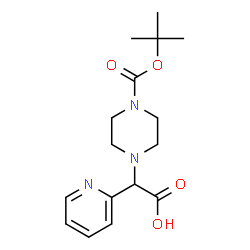 2-(4-BOC-PIPERAZINYL)-2-(2-PYRIDINYL)ACETIC ACID picture