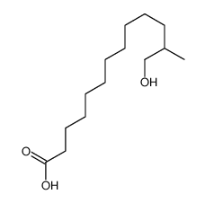 13-hydroxy-12-methyltridecanoic acid结构式