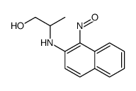 2-[(1-nitrosonaphthalen-2-yl)amino]propan-1-ol Structure