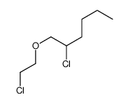 2-chloro-1-(2-chloroethoxy)hexane Structure