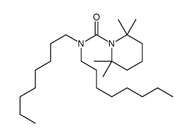 2,2,6,6-tetramethyl-N,N-dioctylpiperidine-1-carboxamide Structure