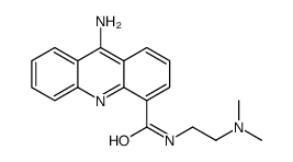 9-Amino-N-(2-(dimethylamino)ethyl)-4-acridinecarboxamide dihydrochlori de结构式