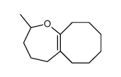 10-methyl-9-oxabicyclo[6.5.0]tridec-1(8)-ene结构式