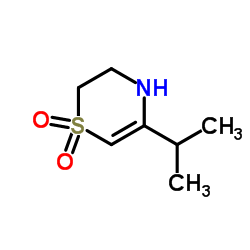 2H-1,4-Thiazine,3,4-dihydro-5-isopropyl-,1,1-dioxide(7CI) picture