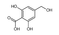 2,6-dihydroxy-4-(hydroxymethyl)benzoic acid Structure