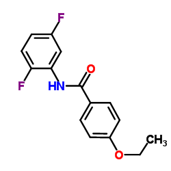 N-(2,5-Difluorophenyl)-4-ethoxybenzamide结构式