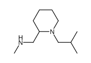 (1-isobutylpiperidin-2-yl)-N-methylmethanamine Structure