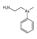 2-[methyl(phenyl)arsanyl]ethanamine Structure